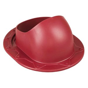 Plastová střešní průchodka Dalap STP pro rovné krytiny, červená