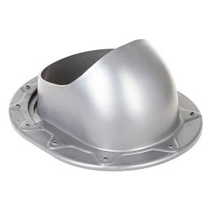 Plastová střešní průchodka Dalap STP pro rovné krytiny, stříbrná