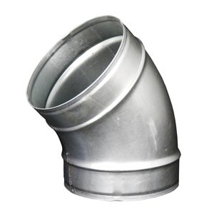 Kovové koleno kulaté 45°, Ø 150 mm