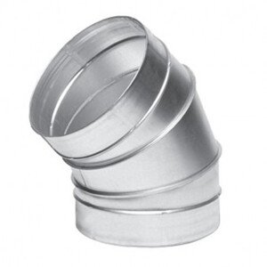 Kovové koleno kulaté 45°, Ø 160 mm