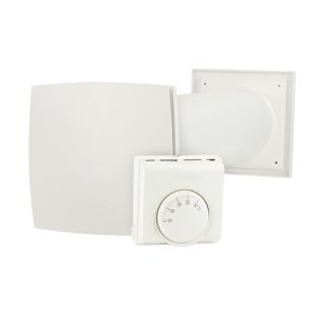 Úsporný set Dalap THERMO pro rozvod teplého vzduchu skrz zeď, Ø 100 mm