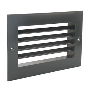 Větrací mřížka kovová Dalap GMAS s nastavitelnou žaluzií 300x150 mm, šedá