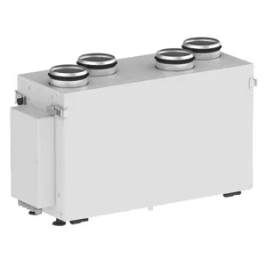 Centrální rekuperace Vents VUT 300 V2 mini EC A2, vertikální, průtok 300 m³/h, Ø 125 mm