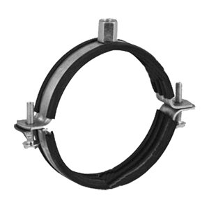 Držák na vzduchotechnické potrubí s gumou Ø 150 mm